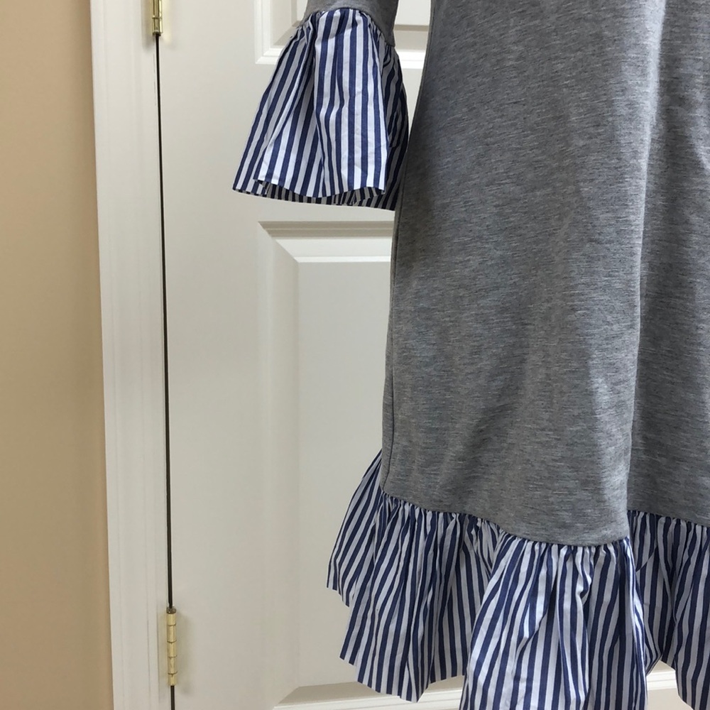 Eliza J Flounce Hem Sweatshirt Dress - Picture 9 of 11